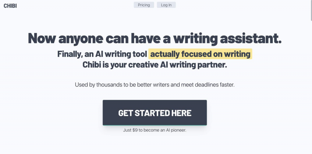 Chibi AI Content Writing Tool