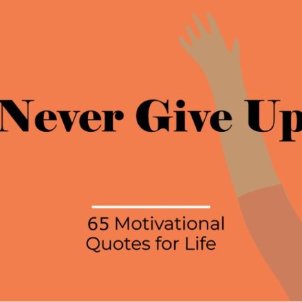 never give up quotes