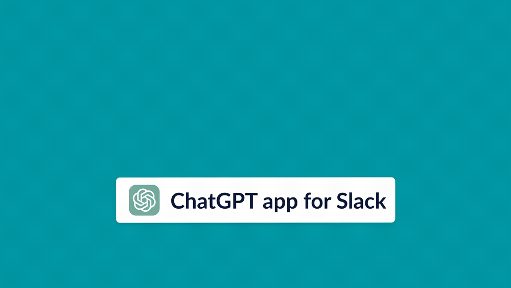 ChatGPT App Integration for Slack